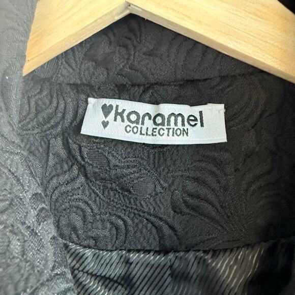 Boho Embroidered Coat Long Statement Artsy Jacket European Maximalist Womens M - Picture 9 of 12